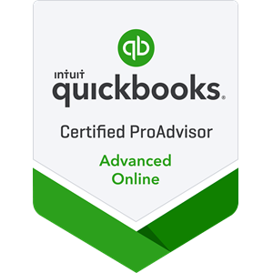 QuickBooks Certified ProAdvisor Online badge
